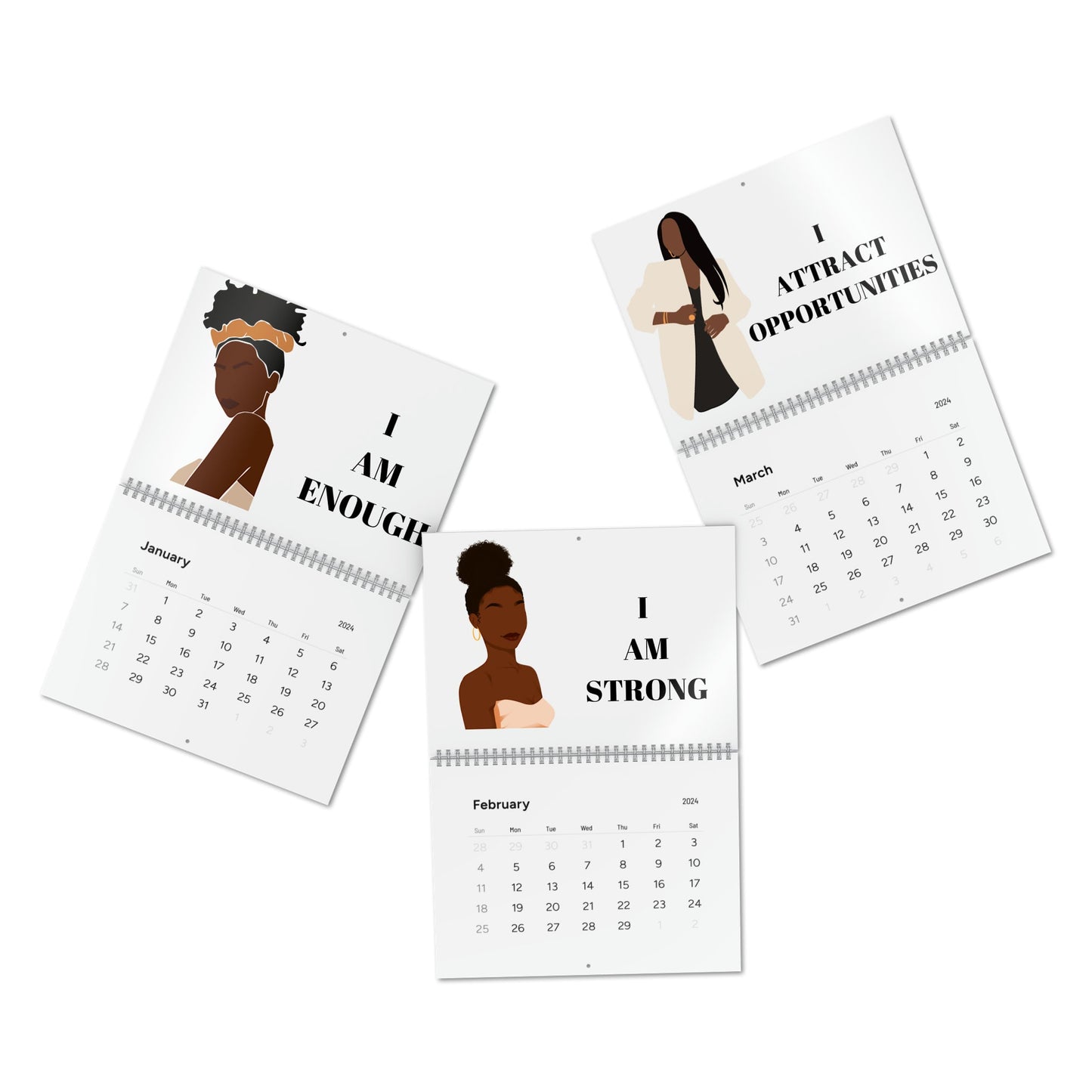 Elite Ladies Starz  Wall Calendar (2024)